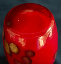 Lade das Bild in den Galerie-Viewer, BLUMENVASE - Hartglas, Ovale Steine Geröll Brocken Motiv Dekor, Murano Style