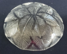 Lade das Bild in den Galerie-Viewer, 2er Set DESSERTSCHALEN - Hartglas, Flora Blatt Blätter Pflanzen Relief Motiv Dekor