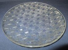 Lade das Bild in den Galerie-Viewer, DESSERTTELLER - Hartglas, Abstrakte Geometrische Waagerechte Senkrechte Linie Striche Motiv Dekor