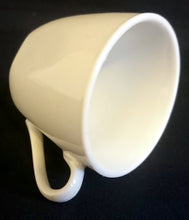 Lade das Bild in den Galerie-Viewer, ESPRESSO~ KAFFEETASSE - Porzellan, Gastronomische Einfärbiges Motiv Dekor