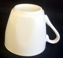 Lade das Bild in den Galerie-Viewer, ESPRESSO~ KAFFEETASSE - Porzellan, Gastronomische Einfärbiges Motiv Dekor