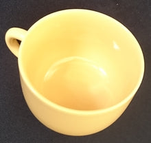 Lade das Bild in den Galerie-Viewer, KAFFEETASSE - Keramik / Steingut, Modernes Gelb Einfärbiges Motiv Dekor (nBC)
