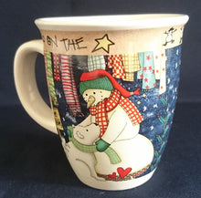 Lade das Bild in den Galerie-Viewer, KAFFEETASSE - Keramik / Steingut, Winter Schneemann Eisbär Baby Aufschrift Motiv Dekor (BC)