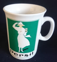Lade das Bild in den Galerie-Viewer, KAFFEETASSE - Porzellan, Frau Dame Persil Werbung Firmenmarke Aufschrift Motiv Dekor (nBC)