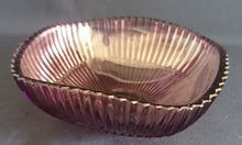 Lade das Bild in den Galerie-Viewer, 3er Set BEILAGENSCHÜSSELN - Hartglas, Linien Wölbungen Relief Motiv Dekor