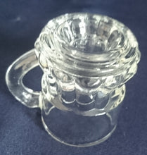 Lade das Bild in den Galerie-Viewer, SHOT KURZE SCHNAPS- GETRÄNKEGLAS - Hartglas, Klar Linien Rechteckig Senkrecht Relief Motiv Dekor