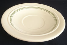 Lade das Bild in den Galerie-Viewer, UNTERTASSE - Keramik / Steingut, Innenrand Relief Linien Balken Motiv Dekor (nBC)