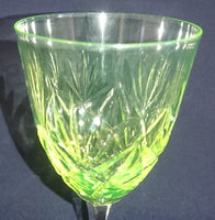 Lade das Bild in den Galerie-Viewer, 2er Set LIKÖR~ GETRÄNKEGLÄSER- 24% Pbo Bleikristall, Abstrakter Grashalm Gräserhalme Motiv Dekor