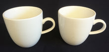 Lade das Bild in den Galerie-Viewer, 2er KAFFEEGEDECK - Porzellan, Einfärbiges Gastronomisches Motiv Dekor