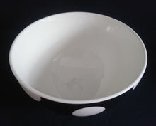 Lade das Bild in den Galerie-Viewer, 2er FRÜHSTÜCKSSET KAFFEETASSE & MÜSLISCHALE "Polkadot" - Porzellan, Punkte Kreise Flecken Motiv Dekor