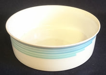 Lade das Bild in den Galerie-Viewer, SALAT~ SERVIERSCHALE "Friesland" - Porzellan, Abstraktes Geometrisches Linien Dekor