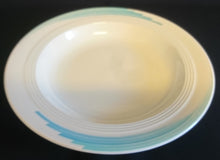 Lade das Bild in den Galerie-Viewer, 2er Set SUPPENTELLER - Porzellan, "Friesland" - Porzellan, Abstraktes Geometrisches Linien Dekor