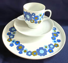 Lade das Bild in den Galerie-Viewer, 16 Teiliges MOCCA~ KAFFEESERVICE - Porzellan, Flora Blumenblüten Pflanzen Motiv Dekor