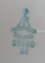 Lade das Bild in den Galerie-Viewer, DESSERTTELLER - Porzellan, Goldrand Breite Linien Rand Motiv Dekor