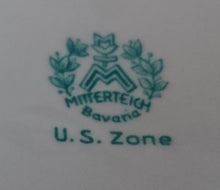 Lade das Bild in den Galerie-Viewer, SUPPENTERRINE MIT DECKEL - Porzellan, Linien Rand Flora Blumenblüten Pflanzen Motiv Dekor