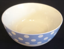 Lade das Bild in den Galerie-Viewer, FRÜHSTÜCKS~ MÜSLISCHÜSSEL - Porzellan, Kreise Tupfen Punkte Motiv Dekor