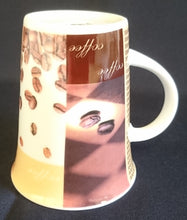 Lade das Bild in den Galerie-Viewer, KAFFEETASSE - Porzellan, Kaffeetasse Gedeck Bohnen Coffee Motiv Dekor