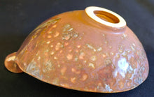 Lade das Bild in den Galerie-Viewer, 3er Set WINDDUFT TEELICHTHALTER - Keramik / Steingut, Farblich Meliertes Durchbrochen Kreise Sichel Dreieck Motiv Dekor