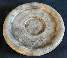 Lade das Bild in den Galerie-Viewer, 3er Set WINDDUFT TEELICHTHALTER - Keramik / Steingut, Farblich Meliertes Durchbrochen Kreise Sichel Dreieck Motiv Dekor