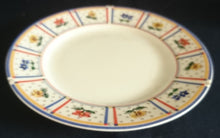 Lade das Bild in den Galerie-Viewer, 15 Teiliges TEESERVICE "Flirt" - Porzellan, Flora Blumenblüten Pflanzen Linien Streifen Rand Motiv Dekor