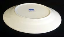 Lade das Bild in den Galerie-Viewer, 2er Set DESSERTTELLER "Flirt" "Gold Stern" - Porzellan, Advent Weihnachtssterne Breiter Motiv Dekorrand (BC)