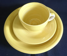 Lade das Bild in den Galerie-Viewer, 2er Set 2er KAFFEEGEDECKE "Flirt" "Liso" - Porzellan, Streifen Einfärbiges Meliertes Dekor