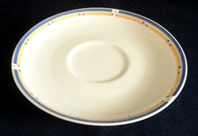 Lade das Bild in den Galerie-Viewer, 2er Set 2er TEEGEDECKE "Flirt" - Porzellan, Flora Blumenblüten Pflanzen Linien Streifen Rand Motiv Dekor