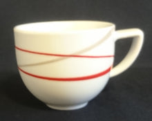 Lade das Bild in den Galerie-Viewer, 2er Set KAFFEETASSEN "Novel" - Geometrisches Linien Striche Abstrakt Motiv Dekor