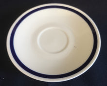 Lade das Bild in den Galerie-Viewer, 2er Set UNTERTASSEN - Fine China Porzellan, Echt Kobalt Klassisch Zweifarbig Dekor