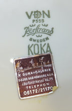 Lade das Bild in den Galerie-Viewer, SPEISETELLER "Koka" - Keramik / Steingut, Breiter Linien Streifen Dekorrand Motiv