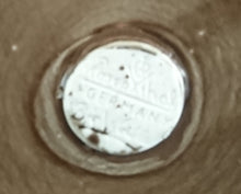 Lade das Bild in den Galerie-Viewer, GETRÄNKEFLASCHE -KARAFFE OHNE VERSCHLUß "Brotzeit" "Studio Linie" - Keramik / Steingut, Antikes Abstraktes Kreise Striche Blüten Motiv Dekor, Bjön Wiinblad Design (BC)