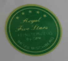 Lade das Bild in den Galerie-Viewer, 2er Set DESSERTTELLER - Keramik / Steingut, Flora Blumenblüten Ranken Pflanzen Blatt Blätter Motiv Dekor