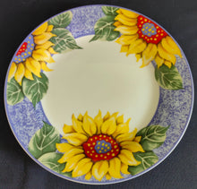 Lade das Bild in den Galerie-Viewer, 15 Teiliges KAFFEESERVICE - Porzellan, Flora Sommer Sonnenblumen Blüten Motiv Dekor (E)