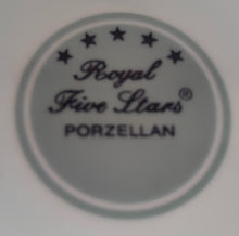 Lade das Bild in den Galerie-Viewer, 2er Set UNTERTASSEN - Porzellan, Flora Sommer Sonnenblumen Blüten Motiv Dekor