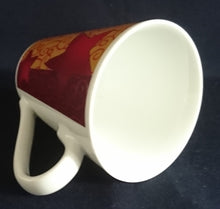 Lade das Bild in den Galerie-Viewer, KAFFEETASSE - Porzellan, Sterne Abstrakt Geometrisch Muster Motiv Dekor (BC)