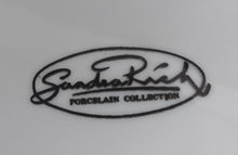 Lade das Bild in den Galerie-Viewer, SUPPENTELLER - Porzellan, Breiter Rand Seesterne Motiv Dekor