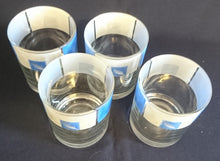 Lade das Bild in den Galerie-Viewer, GETRÄNKEGLAS - Hartglas, Flora Blatt Blätter Abstrakt Viereck Motiv Dekor