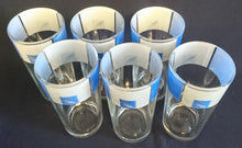 Lade das Bild in den Galerie-Viewer, LONGDRINK~ GETRÄNKEGLAS - Hartglas, Flora Blatt Blätter Abstrakt Viereck Motiv Dekor