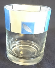 Lade das Bild in den Galerie-Viewer, GETRÄNKEGLAS - Hartglas, Flora Blatt Blätter Abstrakt Viereck Motiv Dekor