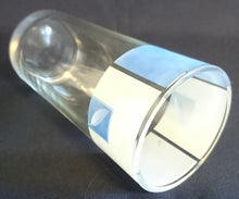 Lade das Bild in den Galerie-Viewer, 2er Set LONGDRINK GETRÄNKEGLÄSER - Hartglas, Flora Blatt Blätter Abstrakt Viereck Motiv Dekor