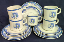 Lade das Bild in den Galerie-Viewer, 2er KAFFEEGEDECK - Porzellan, Advent Weihnachten Winter Schnee Baum Bäume Rand Symbole Motiv Dekor