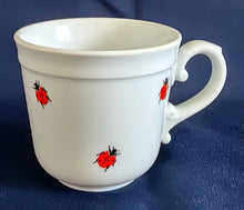Lade das Bild in den Galerie-Viewer, 2er KAFFEEGEDECK "Käfer" - Porzellan, Fauna Käfer Insekten Motiv Dekor