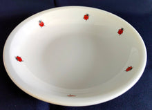 Lade das Bild in den Galerie-Viewer, SALAT~ BEILAGENSCHALE "Käfer" - Porzellan, Fauna Käfer Insekten Motiv Dekor