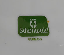 Lade das Bild in den Galerie-Viewer, 2er Set SPEISETELLER - Porzellan, Breiter Platin Linien Dekorrand Motiv