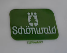 Lade das Bild in den Galerie-Viewer, UNTERTASSE - Porzellan, Breiter Platin Linien Dekorrand Motiv