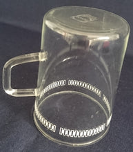 Lade das Bild in den Galerie-Viewer, 2er Set TEETASSEN "Verran" - Hartglas, Geometrisch Quadrat Viereck Balken Motiv Dekor (BC)