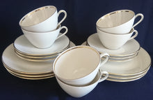 Lade das Bild in den Galerie-Viewer, TEETASSE - Porzellan, Goldrand Klassisch Motiv Dekor (3xBC&8xnBC)