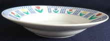 Lade das Bild in den Galerie-Viewer, SUPPENTELLER - Porzellan, Abstrakt Striche Linien Flora Blumen Blüten Pflanzen Motiv Dekor