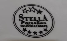 Lade das Bild in den Galerie-Viewer, FLEISCH~ SERVIERPLATTE - Porzellan, Abstrakt Geometrisch Symbole Quadrat Viereck Balken Motiv Dekor