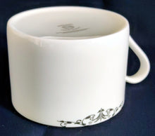 Lade das Bild in den Galerie-Viewer, 3er KAFFEEGEDECK - Porzellan, Abstrakt Geometrisch Zeichen Symbole Linien Rand Motiv Dekor